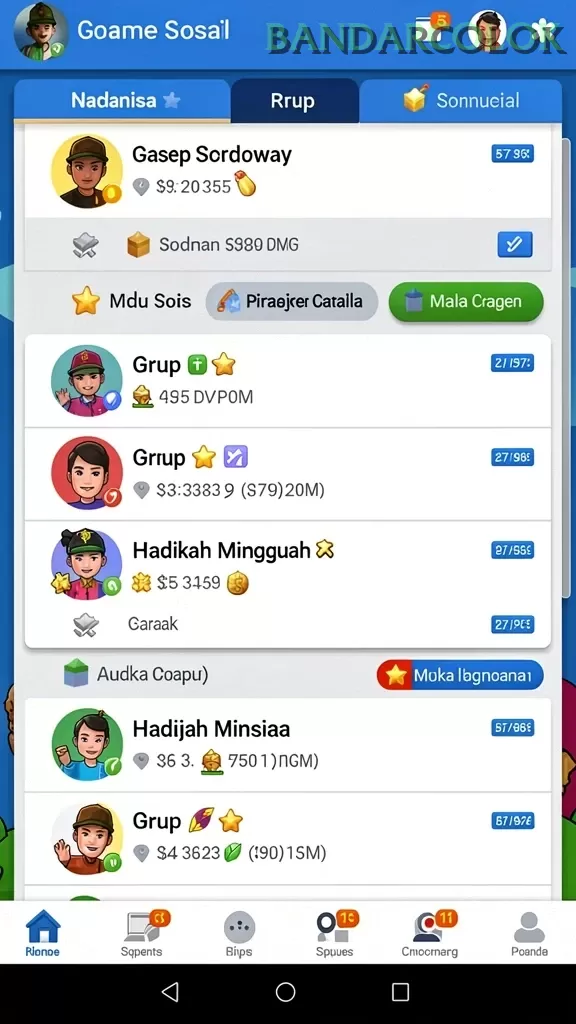 Cuplikan layar BANGSAWAN88 — halaman utama