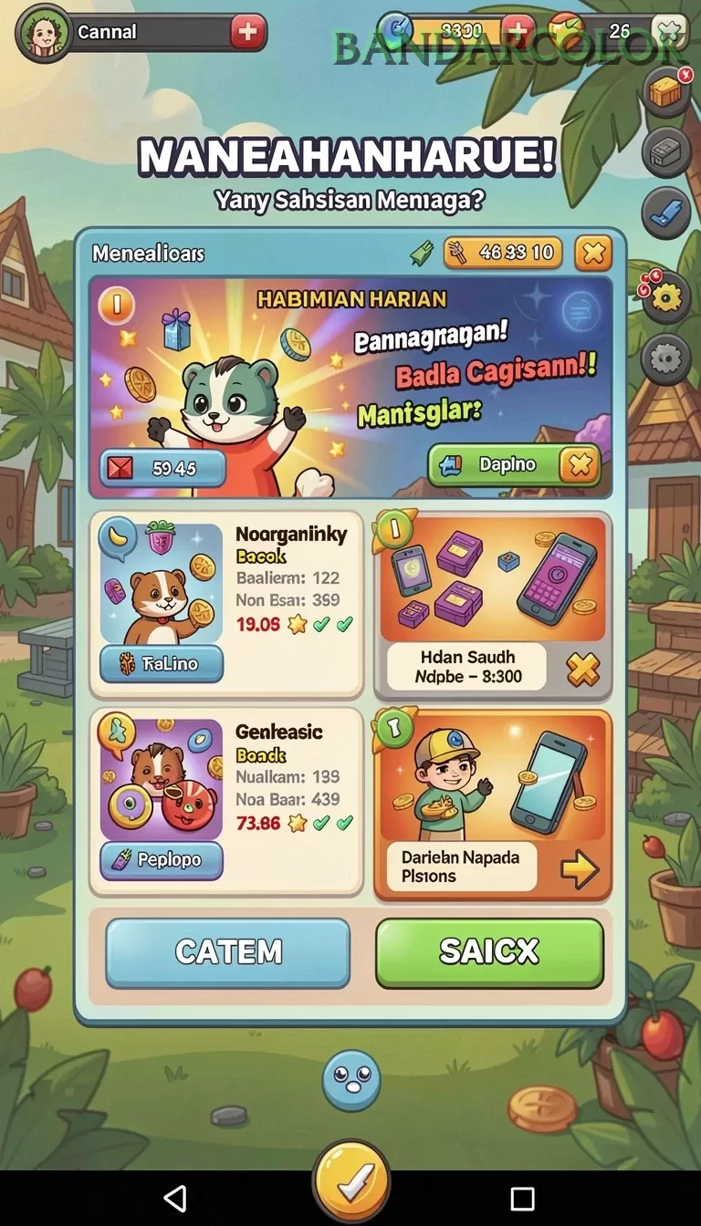 Cuplikan layar BANGSAWAN88 — menu navigasi