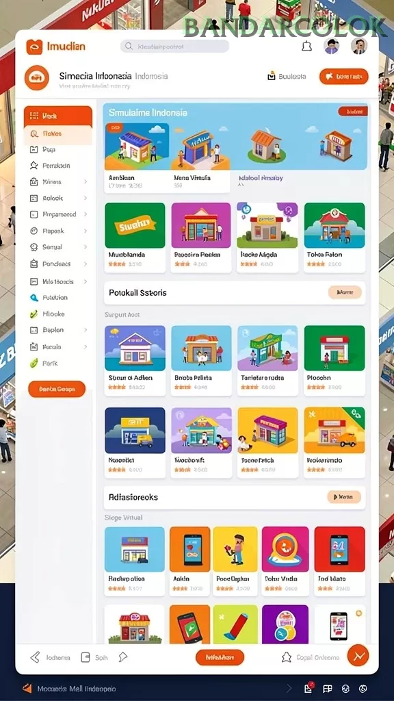 Cuplikan layar YOWESTOGEL — menu navigasi