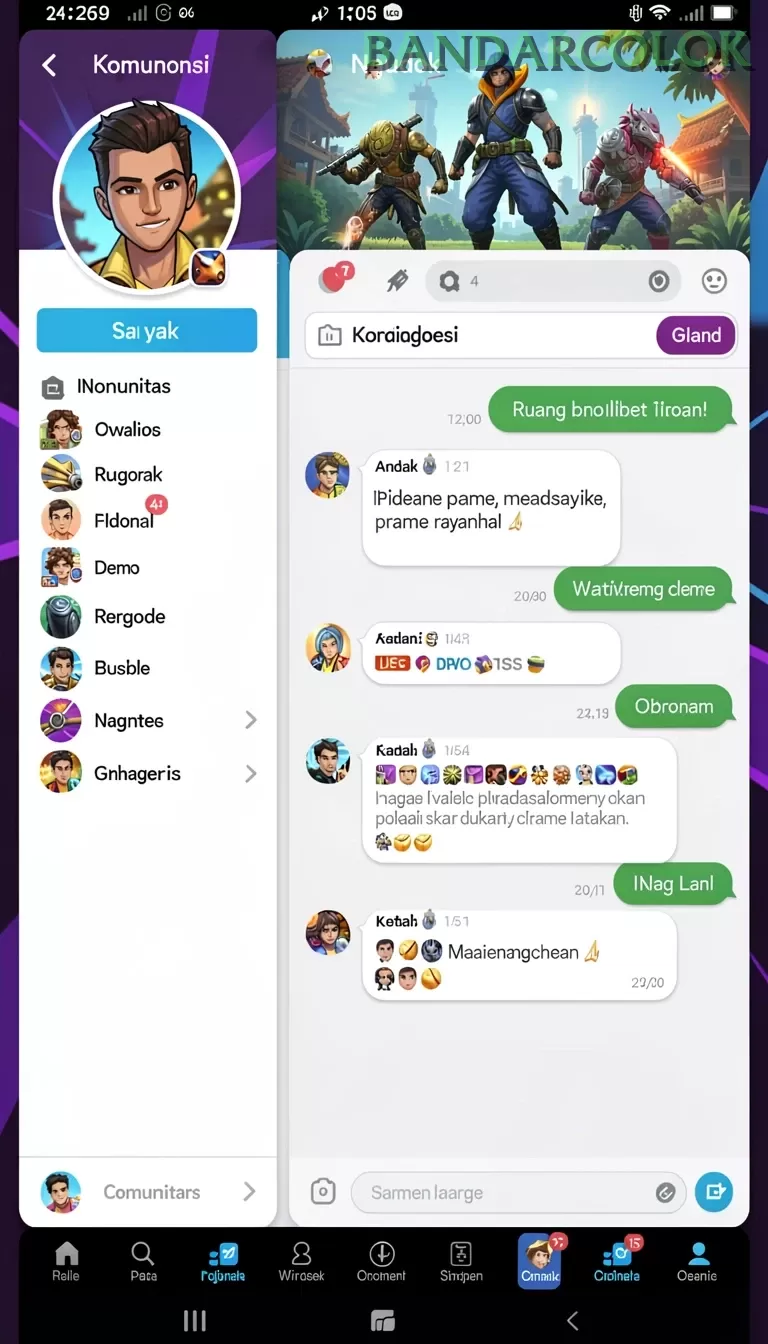 Cuplikan layar YOWESTOGEL — aktivitas